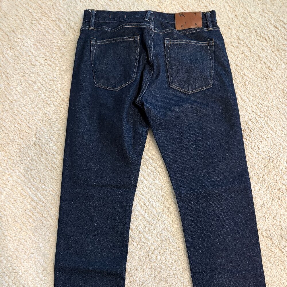 Hiroshi Kato Hammer Straight Selvedage Stretch Jeans Sz 32 - Picture 2 of 4